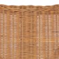 vidaXL 2-Sitzer-Sofa Hellbraun Natürliches Rattan und Leinen vidaXL 2-Sitzer-Sofa Hellbraun Natürliches Rattan und Leinen