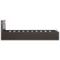 vidaXL Bett mit Bettkasten Hydraulisch LED Grau Kunstleder 100x200 cm vidaXL Bett mit Bettkasten Hydraulisch LED Grau Kunstleder 100x200 cm