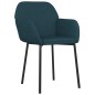 vidaXL Esszimmerstühle 2 Stk. Blau Samt vidaXL Esszimmerstühle 2 Stk. Blau Samt