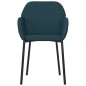 vidaXL Esszimmerstühle 2 Stk. Blau Samt vidaXL Esszimmerstühle 2 Stk. Blau Samt