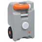 vidaXL Camping-Wassertank mit Rollen 25 L Grau vidaXL Camping-Wassertank mit Rollen 25 L Grau