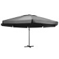 vidaXL Sonnenschirm mit Aluminium-Mast 600 cm Anthrazit vidaXL Sonnenschirm mit Aluminium-Mast 600 cm Anthrazit