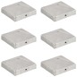 vidaXL Pfostenkappen 6 Stk. Pyramide Verzinktes Metall 91 x 91 mm vidaXL Pfostenkappen 6 Stk. Pyramide Verzinktes Metall 91 x 91 mm