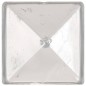 vidaXL Pfostenkappen 6 Stk. Pyramide Verzinktes Metall 91 x 91 mm vidaXL Pfostenkappen 6 Stk. Pyramide Verzinktes Metall 91 x 91 mm