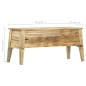 vidaXL Aufbewahrungstruhe 99 x 35 x 48 cm Massivholz Mango vidaXL Aufbewahrungstruhe 99 x 35 x 48 cm Massivholz Mango