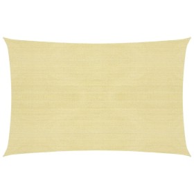 vidaXL Sonnensegel 160 g/m² Beige 2,5x3,5 m HDPE