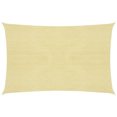 vidaXL Sonnensegel 160 g/m² Beige 2,5x3,5 m HDPE