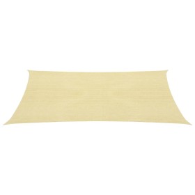 vidaXL Sonnensegel 160 g/m² Beige 2,5x3,5 m HDPE