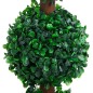 vidaXL Künstlicher Buchsbaum mit Topf Kugelform Grün 90 cm vidaXL Künstlicher Buchsbaum mit Topf Kugelform Grün 90 cm