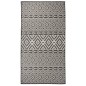 vidaXL Outdoor-Teppich Flachgewebe 80x150 cm Schwarz Gestreift vidaXL Outdoor-Teppich Flachgewebe 80x150 cm Schwarz Gestreift