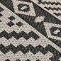 vidaXL Outdoor-Teppich Flachgewebe 80x150 cm Schwarz Gestreift vidaXL Outdoor-Teppich Flachgewebe 80x150 cm Schwarz Gestreift