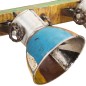 vidaXL Wandleuchte Industrie-Stil Mehrfarbig 65x25 cm E27 vidaXL Wandleuchte Industrie-Stil Mehrfarbig 65x25 cm E27