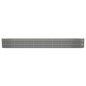 vidaXL Hochbeet Pulverbeschichteter Stahl 332x40x36 cm Grau vidaXL Hochbeet Pulverbeschichteter Stahl 332x40x36 cm Grau