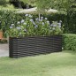 vidaXL Hochbeet Pulverbeschichteter Stahl 224x40x68 cm Anthrazit vidaXL Hochbeet Pulverbeschichteter Stahl 224x40x68 cm Anthrazit