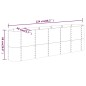vidaXL Hochbeet Pulverbeschichteter Stahl 224x40x68 cm Anthrazit vidaXL Hochbeet Pulverbeschichteter Stahl 224x40x68 cm Anthrazit