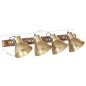 vidaXL Wandlampe Industriestil Messing 90x25 cm E27 vidaXL Wandlampe Industriestil Messing 90x25 cm E27