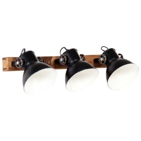 vidaXL Wandlampe Industriestil Schwarz 65x25 cm E27