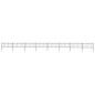 vidaXL Gartenzaun mit Speerspitzen Stahl 13,6 x 0,8 m Schwarz vidaXL Gartenzaun mit Speerspitzen Stahl 13,6 x 0,8 m Schwarz