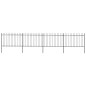 vidaXL Gartenzaun mit Speerspitzen Stahl 6,8 x 1,2 m Schwarz vidaXL Gartenzaun mit Speerspitzen Stahl 6,8 x 1,2 m Schwarz