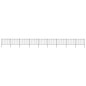 vidaXL Gartenzaun mit Speerspitzen Stahl 15,3 x 1,2 m Schwarz vidaXL Gartenzaun mit Speerspitzen Stahl 15,3 x 1,2 m Schwarz