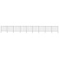 vidaXL Gartenzaun mit Speerspitzen Stahl 15,3 x 1,5 m Schwarz vidaXL Gartenzaun mit Speerspitzen Stahl 15,3 x 1,5 m Schwarz