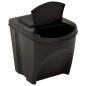 vidaXL Stapelbare Mülleimer 3 Stk. Anthrazit 75 L vidaXL Stapelbare Mülleimer 3 Stk. Anthrazit 75 L