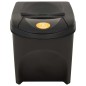 vidaXL Stapelbare Mülleimer 3 Stk. Anthrazit 75 L vidaXL Stapelbare Mülleimer 3 Stk. Anthrazit 75 L