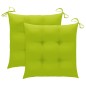 vidaXL Klappbare Gartenstühle 2 Stk. mit Kissen Massivholz Akazie vidaXL Klappbare Gartenstühle 2 Stk. mit Kissen Massivholz Akazie