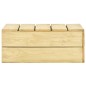 vidaXL 3-tlg. Garten-Lounge-Set mit Kissen Kiefernholz Imprägniert vidaXL 3-tlg. Garten-Lounge-Set mit Kissen Kiefernholz Imprägniert