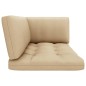 vidaXL 4-tlg. Paletten-Lounge-Set Schwarz Imprägniertes Kiefernholz vidaXL 4-tlg. Paletten-Lounge-Set Schwarz Imprägniertes Kiefernholz