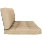 vidaXL 4-tlg. Paletten-Lounge-Set Schwarz Imprägniertes Kiefernholz vidaXL 4-tlg. Paletten-Lounge-Set Schwarz Imprägniertes Kiefernholz