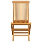 vidaXL Gartenstühle mit Beige Kissen 6 Stk. Massivholz Teak vidaXL Gartenstühle mit Beige Kissen 6 Stk. Massivholz Teak