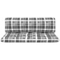 vidaXL Outdoor-Mittelsofa Paletten Kiefernholz Imprägniert Weiß vidaXL Outdoor-Mittelsofa Paletten Kiefernholz Imprägniert Weiß