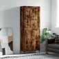 Highboard Räuchereiche 69,5x34x180 cm Holzwerkstoff Highboard Räuchereiche 69,5x34x180 cm Holzwerkstoff