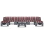 vidaXL 6-tlg. Paletten-Lounge-Set Grau Imprägniertes Kiefernholz vidaXL 6-tlg. Paletten-Lounge-Set Grau Imprägniertes Kiefernholz