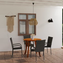 5-tlg. Garten-Essgruppe Grau
