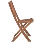 vidaXL Klappbare Gartenstühle 8 Stk. mit Kissen Massivholz Akazie vidaXL Klappbare Gartenstühle 8 Stk. mit Kissen Massivholz Akazie