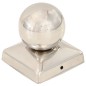 vidaXL Pfostenkappen 6 Stk. Kugelform Edelstahl 71 x 71 mm vidaXL Pfostenkappen 6 Stk. Kugelform Edelstahl 71 x 71 mm