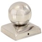 vidaXL Pfostenkappen 6 Stk. Kugelform Edelstahl 71 x 71 mm vidaXL Pfostenkappen 6 Stk. Kugelform Edelstahl 71 x 71 mm