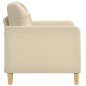 vidaXL Sofasessel Creme 60 cm Stoff vidaXL Sofasessel Creme 60 cm Stoff