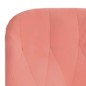 vidaXL Relaxsessel mit Hocker Rosa Samt vidaXL Relaxsessel mit Hocker Rosa Samt