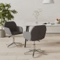 vidaXL Esszimmerstühle 2 Stk. Drehbar Dunkelgrau Stoff vidaXL Esszimmerstühle 2 Stk. Drehbar Dunkelgrau Stoff