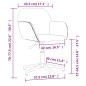 vidaXL Esszimmerstühle 2 Stk. Drehbar Dunkelgrau Stoff vidaXL Esszimmerstühle 2 Stk. Drehbar Dunkelgrau Stoff