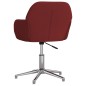 vidaXL Esszimmerstühle 2 Stk. Drehbar Weinrot Stoff vidaXL Esszimmerstühle 2 Stk. Drehbar Weinrot Stoff