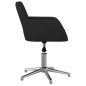 vidaXL Esszimmerstühle 2 Stk. Drehbar Schwarz Stoff vidaXL Esszimmerstühle 2 Stk. Drehbar Schwarz Stoff