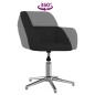 vidaXL Esszimmerstühle 2 Stk. Drehbar Schwarz Stoff vidaXL Esszimmerstühle 2 Stk. Drehbar Schwarz Stoff
