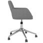 vidaXL Esszimmerstühle 2 Stk. Drehbar Hellgrau Stoff vidaXL Esszimmerstühle 2 Stk. Drehbar Hellgrau Stoff