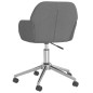 vidaXL Esszimmerstühle 2 Stk. Drehbar Hellgrau Stoff vidaXL Esszimmerstühle 2 Stk. Drehbar Hellgrau Stoff