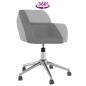 vidaXL Esszimmerstühle 2 Stk. Drehbar Hellgrau Stoff vidaXL Esszimmerstühle 2 Stk. Drehbar Hellgrau Stoff
