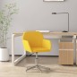 vidaXL Bürostuhl Drehbar Hellgelb Stoff vidaXL Bürostuhl Drehbar Hellgelb Stoff